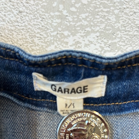 Garage Blue Denim Mini Dress - Picture 4 of 7